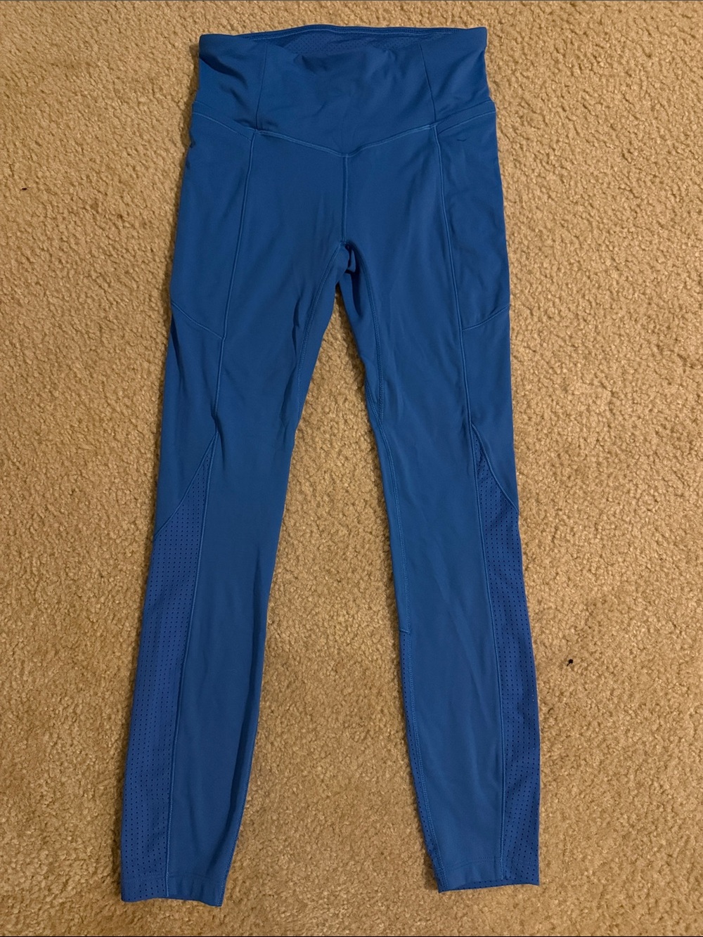 Blue High-Waist Performance Leggings